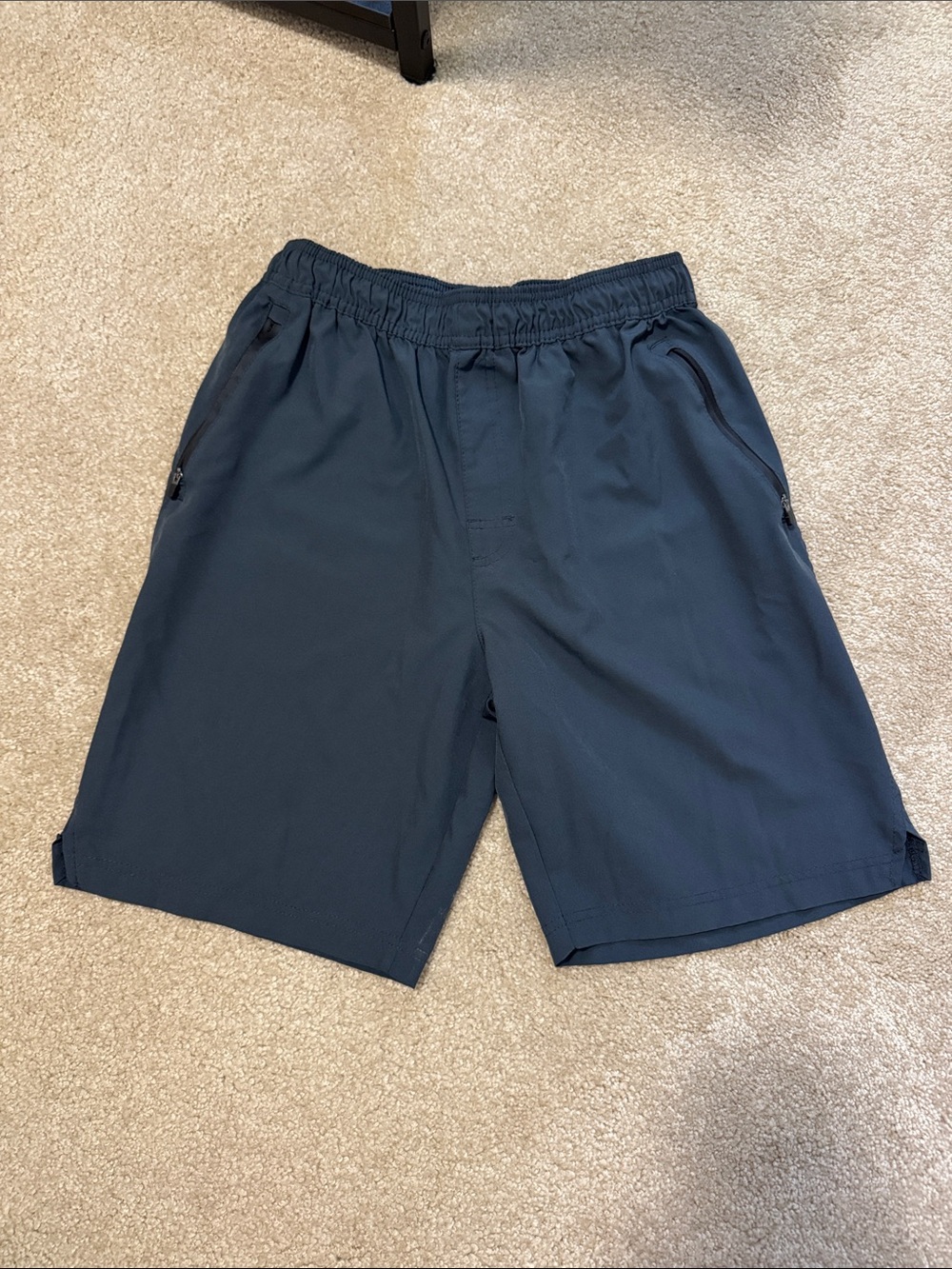 Boy’s Active Drawstring Shorts - dark gray